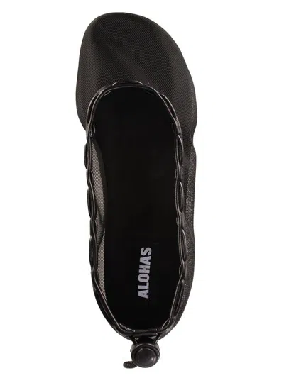 Alohas Gill Mesh Ballet Flat In Black