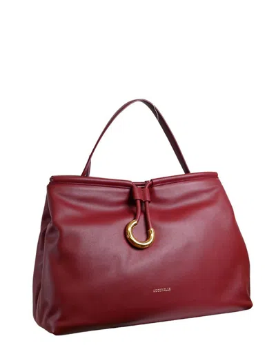 Coccinelle Top Handle Shoulder Bag In Red