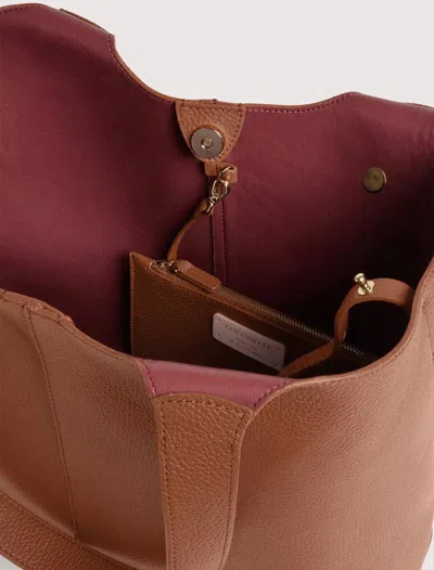 Coccinelle C-easy Large Tote In Brown