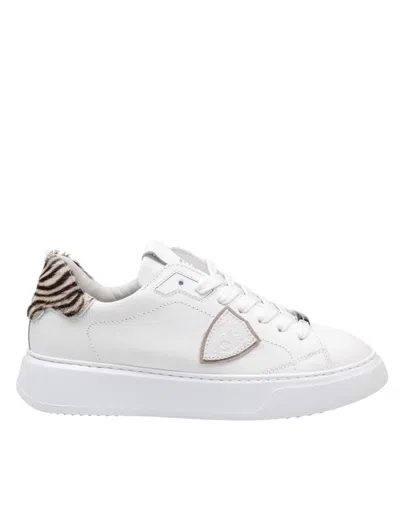 Philippe Model Leather Sneakers In Multi