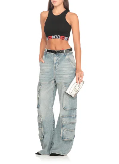 Diesel Silver 1dr Wallet In Silver