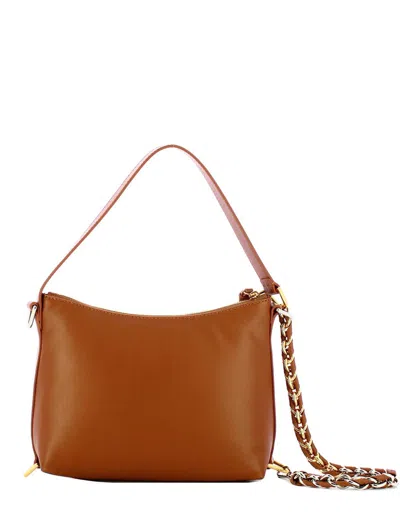 Coccinelle Chain Strap Shoulder Bag In Brown
