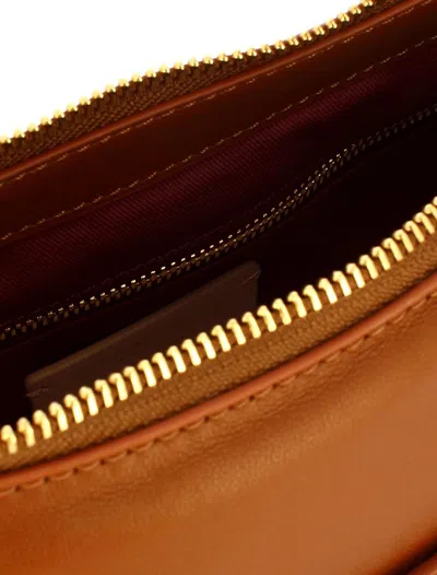 Coccinelle Chain Strap Shoulder Bag In Brown