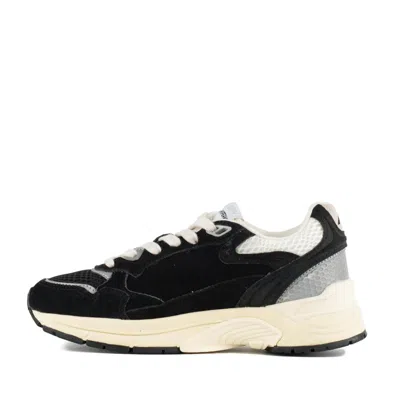 Autry Hyperway Sneakers With Front Lacing And Logo Details In Black