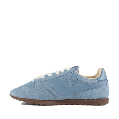 Autry Windspin Suede And Leather Street Sneakers In Blue