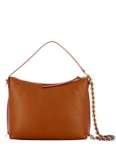 Coccinelle Chain Strap Shoulder Bag In Brown