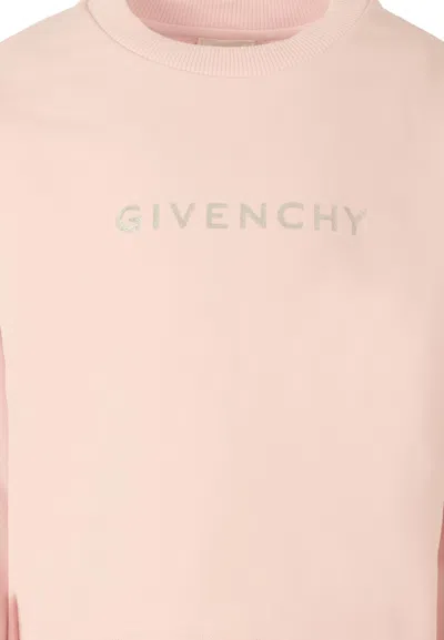 Givenchy Long-sleeved Sweatshirt In Pink