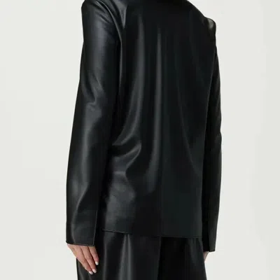 Max Mara Long-sleeved Button-up Jacket In Black