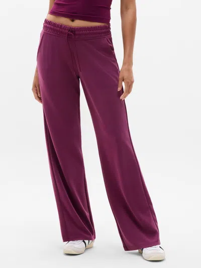 Athleta Seasoft Mid Rise Straight Pant In Purple