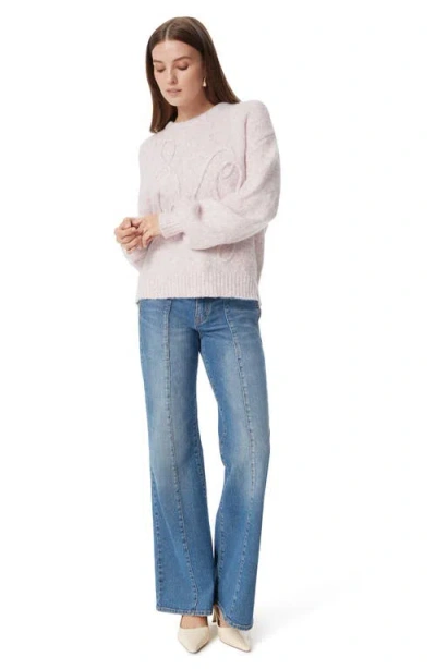 Sam Edelman Khloe Boxy Crewneck Pullover Sweater In Multi