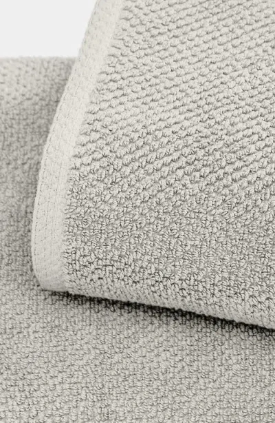 Woven & Weft Textured Single Bath Towel In Gray