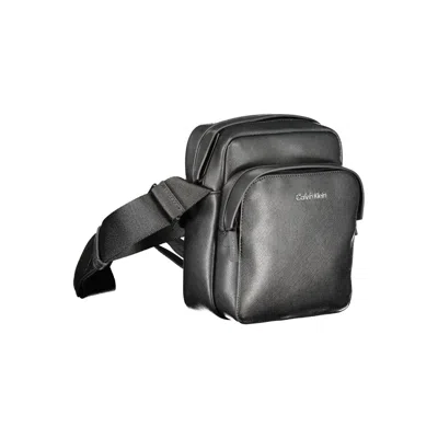Calvin Klein Black Polyester Shoulder Men's Bag