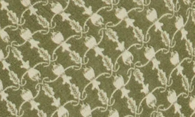 Max Studio Ruffle Top In Green