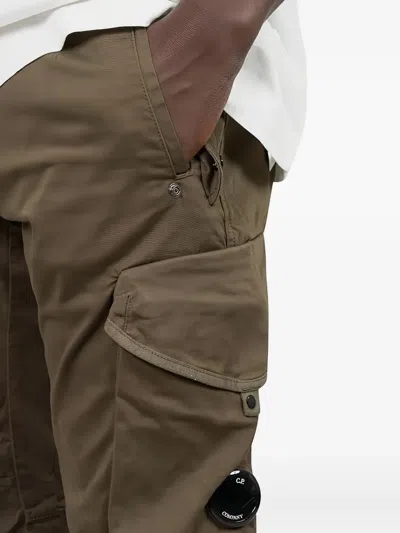 C.p. Company Klassische Cargohose In Green