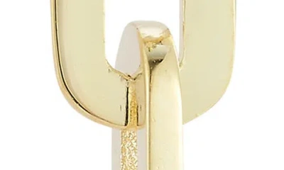 Chloe & Madison Chloe And Madison 7-link Drop Earrings In Gold