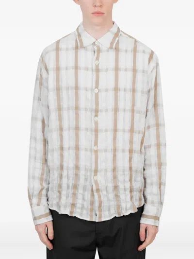 Vous Décidez Kariertes Hemd In White