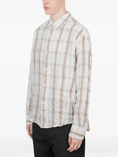 Vous Décidez Kariertes Hemd In White