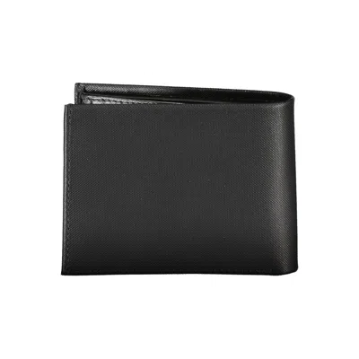 Calvin Klein Elegant Black Leather Wallet With Rfid Blocking In Black