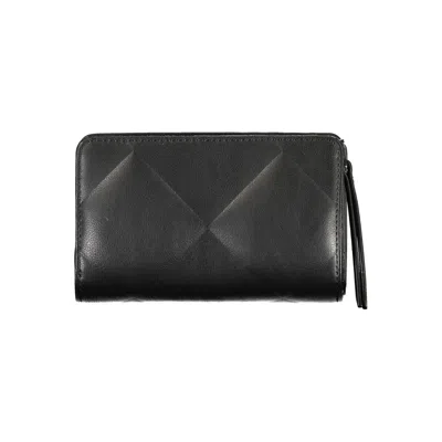 Calvin Klein Elegant Zip-around Rfid Secure Women's Wallet In Black