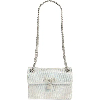 Kurt Geiger London Mini Brixton Crossbody Bag In Silver