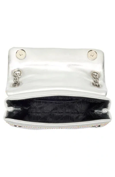 Kurt Geiger London Mini Brixton Crossbody Bag In Silver