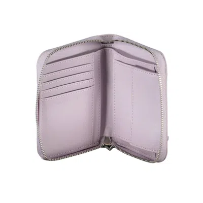 Calvin Klein Purple Polyester Women Wallet In Purple