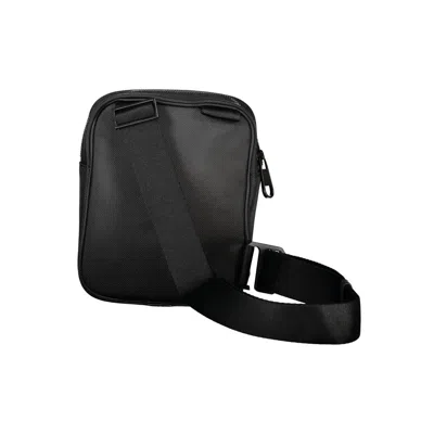 Calvin Klein Sleek Black Shoulder Bag With Contrasting Details