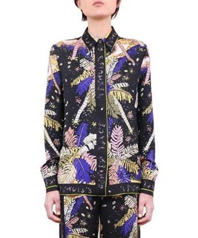 Emilio Pucci Pijama Silk Shirt In Multicolor