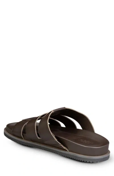 Allen Edmonds Davis Slide Sandal In Brown