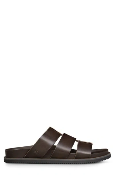 Allen Edmonds Davis Slide Sandal In Brown