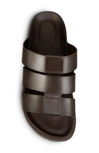 Allen Edmonds Davis Slide Sandal In Brown