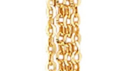 Frankie & Zoe 14k Yellow Gold Layered Chain Y-necklace In Gold