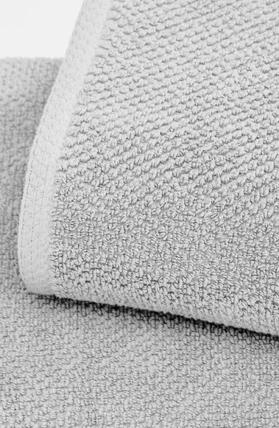 Woven & Weft Loop Textured 2-pack Bath Towels In Gray