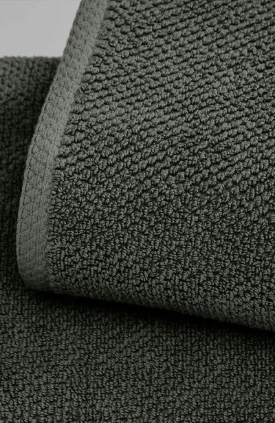 Woven & Weft Loop Textured 2-pack Bath Towels In Blue