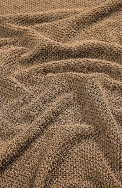 Woven & Weft Loop Textured 2-pack Bath Towels In Brown