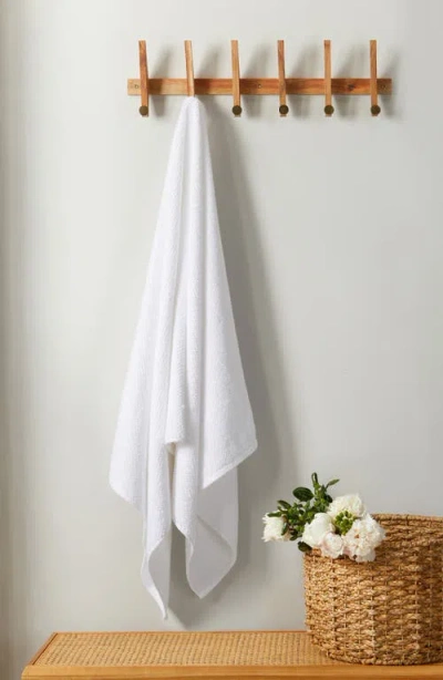 Woven & Weft Loop Textured 2-pack Bath Towels In White