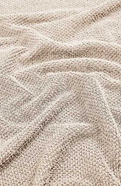 Woven & Weft Loop Textured 2-pack Bath Towels In Silver