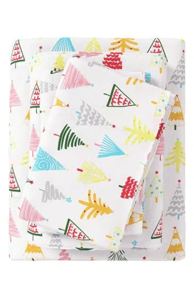 Woven & Weft Holiday Print Turkish Cotton Sheet Set