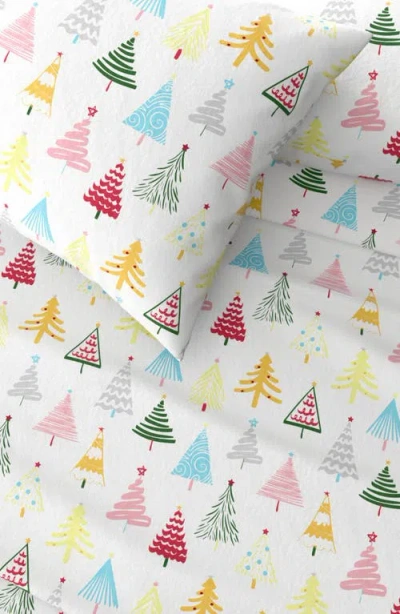 Woven & Weft Holiday Print Turkish Cotton Sheet Set