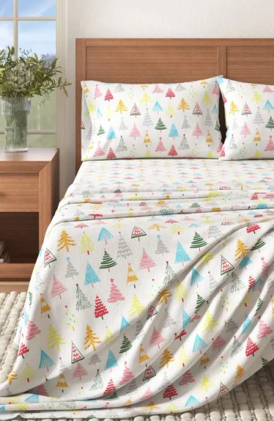 Woven & Weft Holiday Print Turkish Cotton Sheet Set