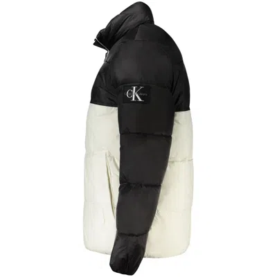 Calvin Klein White Polyester Men Jacket In White