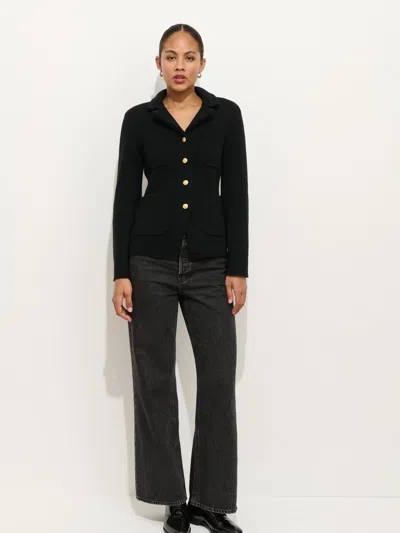 Alex Mill London Sweater Jacket In Black