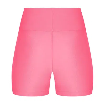 Comme Des Fuckdown Pink Polyester Short In Pink