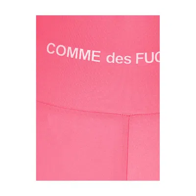 Comme Des Fuckdown Pink Polyester Short In Pink