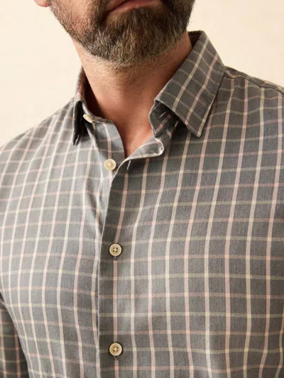 Faherty Movement Monterrey Shirt In Gray