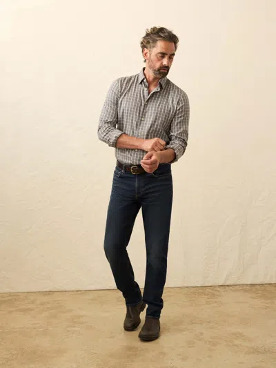 Faherty Movement Monterrey Shirt In Gray