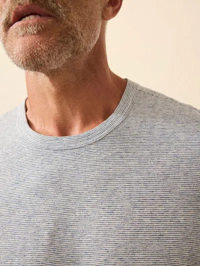 Faherty Sunwashed Regenerative T-shirt In Gray