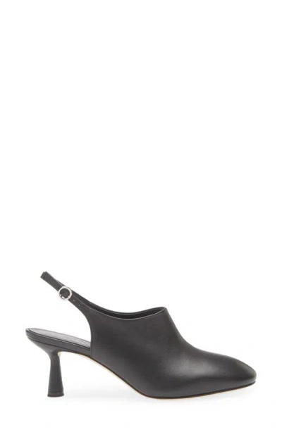 Aeyde Malin Heel Round Toe Pumps In Black
