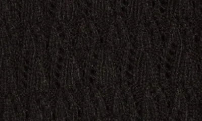 Vince Camuto Pointelle Turtleneck Sweater In Black