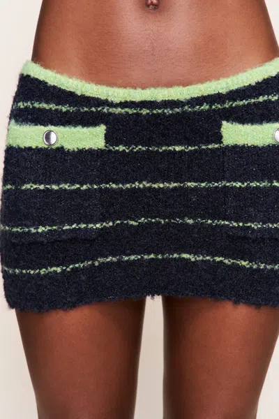 Danielle Guizio Ny Carline Mini Skirt In Multi